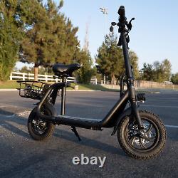 Foldable Sports Electric Scooter Bike Moped for Adult with Seat Commuter E-Scooter