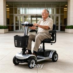 Foldable and portable 4-wheel electric scooter for adult outdoor use 250W motor