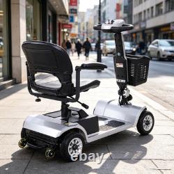 Foldable and portable 4-wheel electric scooter for adult outdoor use 250W motor