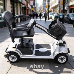 Foldable and portable 4-wheel electric scooter for adult outdoor use 250W motor