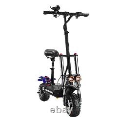 Folding Dual Motor 38AH 60V 6000W Adult Electric Scooter 11 Off Road Tire