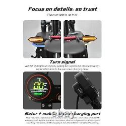 Folding Dual Motor 6000W Adult commute Electric Scooter 11 OFF-Road Tire USA