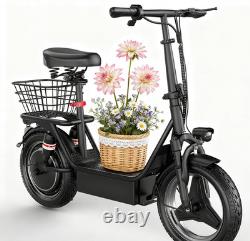 Folding Electric Bike for Adults and Teens, 1500W Motor 30MPH UL 2849 Certified