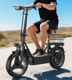 Folding Electric Bike for Adults and Teens, 1500W Motor 30MPH UL 2849 Certified