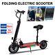 Folding Electric Scooter 24MPH 500W Urban Commuter Adult E-Scooter With Seat