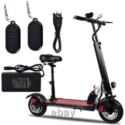 Folding Electric Scooter 24MPH 500W Urban Commuter Adult E-Scooter With Seat