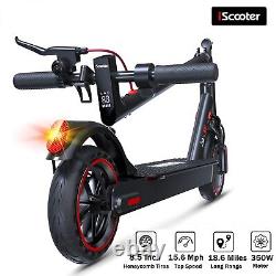 Folding Electric Scooter 350W Adult Safe Commute 18.6 Miles Long Range E-Scooter