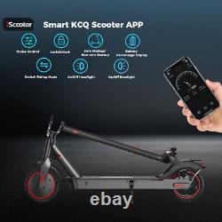 Folding Electric Scooter 350W Adult Safe Commute 18.6 Miles Long Range E-Scooter