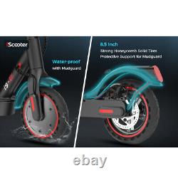 Folding Electric Scooter 350W Adult Safe Commute 18.6 Miles Long Range E-Scooter