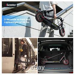 Folding Electric Scooter 350W Adult Safe Commute 18.6 Miles Long Range E-Scooter