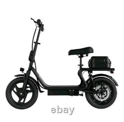 Folding Electric Scooter 500w Motor 48v 10.4Ah Battery 14 Inch Tire Commuter