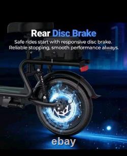 Folding Electric Scooter 500w Motor 48v 10.4Ah Battery 14 Inch Tire Commuter
