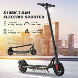 Folding Electric Scooter 7.5ah Long Range Batt Aluminum City Adult Kick Escooter