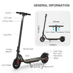 Folding Electric Scooter 7.5ah Long Range Batt Aluminum City Adult Kick Escooter