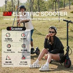 Folding Electric Scooter Adult 350W Long Range Commute E-Scooter Max Speed 19MPH