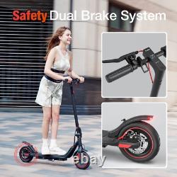 Folding Electric Scooter Adult 350W Long Range Commute E-Scooter Max Speed 19MPH