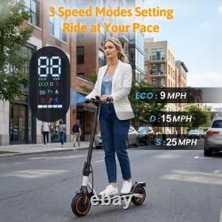 Folding Electric Scooter Adult E-Scooter 500W Long Range 25MPH Fast Speed with APP
