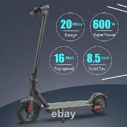 Folding Electric Scooter Adults 450W Motor 20 Miles Range High Speed 16MPH UL