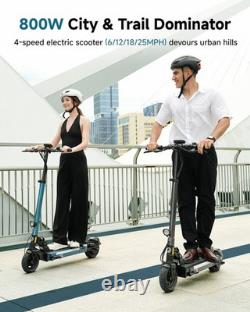 Folding Electric Scooter Adults 800W Commuting E-Scooter with APP Max. 25MPH 10Ah
