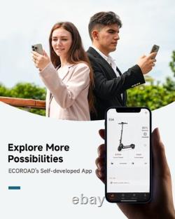 Folding Electric Scooter Adults 800W Commuting E-Scooter with APP Max. 25MPH 10Ah