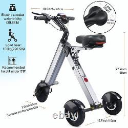 Folding Electric Scooter Tricycle for Adult 3 Wheel Mobility Scooter for Trips