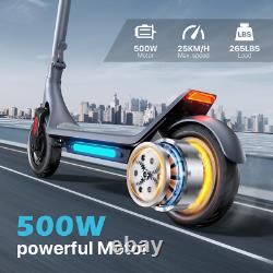 Folding Electric Scooter for Adults 500W Motor 31miles 10'' Tires E-Scooter