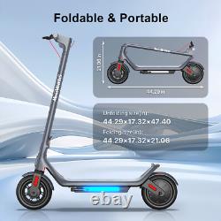 Folding Electric Scooter for Adults 500W Motor 31miles 10'' Tires E-Scooter