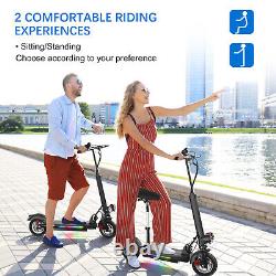 Folding Electric Scooter for Adults with 800W Motor 28Mph E Scooter with Seat