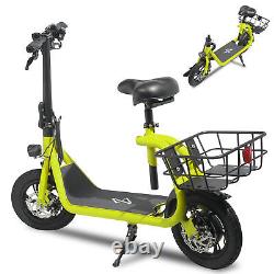 Folding Electric Scooter with Seat for Adult Commuter E-Scooter with 450W Motor