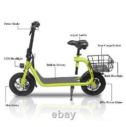 Folding Electric Scooter with Seat for Adult Commuter E-Scooter with 450W Motor