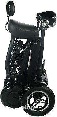 Folding Mobility Scooters for Adults, 4 Wheel Powered Electric Scooter with Seat