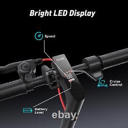Foldingd Adult Electric Scooter 350w Long Range 19mph High Speed E-scooter + App