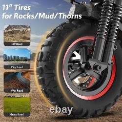 Freeboy Electric Scooter 48v 1200W For Adult 11Off Road Fat Tires Fast Speed US