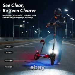 Freeboy Electric Scooter 48v 1200W For Adult 11Off Road Fat Tires Fast Speed US