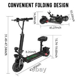 Freego EV 2000W Folding Electric Scooter 48V 20AH Off-Road Waterproof E-Scooter