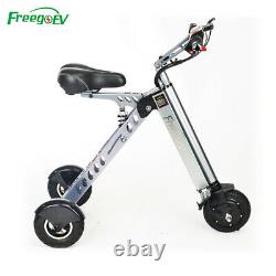 Freego-EV Folding Electric Scooter Adult Foldable Electric Trike 36V E-Tricycle