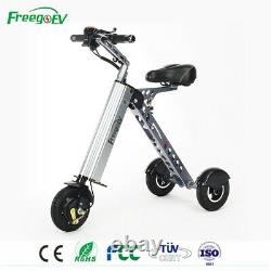 Freego-EV Folding Electric Scooter Adult Foldable Electric Trike 36V E-Tricycle