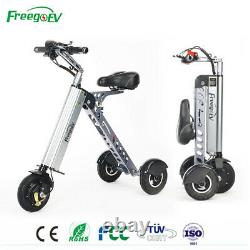 Freego-EV Folding Electric Scooter Adult Foldable Electric Trike 36V E-Tricycle