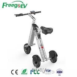 Freego EV Folding Electric Scooter Adult IPX7 36V 7.5Ah City Electric Tricycle