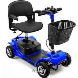 Furgle 4 Wheels Mobility Scooter, Electric Powered Wheelchair Device for Travel