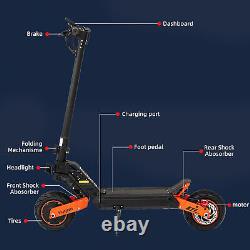 G2 MAX 1500W Off-Road Electric Scooter Top Apeed of 28 mph Long Range 48V 21AH
