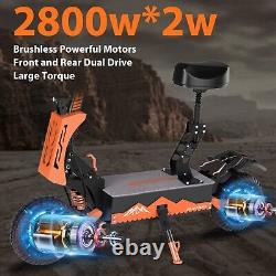 GT08 Electric Scooter 5600W 60V 27AH Fast 50MPH E-Scooter With Seat For Adults