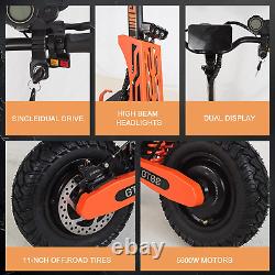 GT08 Electric Scooter 5600W 60V 27AH Fast 50MPH E-Scooter With Seat For Adults