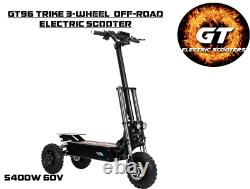 GT96 TRIKE 3-WHEEL OFF ROAD 5400W 60V E-Scooter