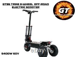 GT96 TRIKE 3-WHEEL OFF ROAD 5400W 60V E-Scooter