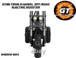 GT96 TRIKE 3-WHEEL OFF ROAD 5400W 60V E-Scooter