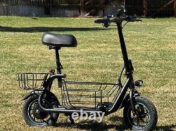 GYROOR 550W Electric Scooter with Seat for Pet and Adult, up to 20 Miles 18.6MPH