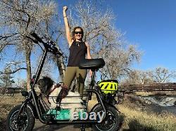 GYROOR 550W Electric Scooter with Seat for Pet and Adult, up to 20 Miles 18.6MPH