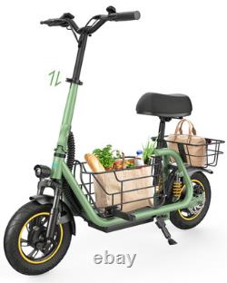 GYROOR 550W Electric Scooter with Seats Pet Friendly with Shock Absorption