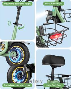 GYROOR 550W Electric Scooter with Seats Pet Friendly with Shock Absorption
